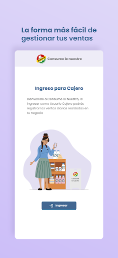 Android application Ventas Consume lo nuestro screenshort