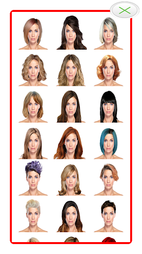 Hairstyle Try on. Discover a N Screen 3