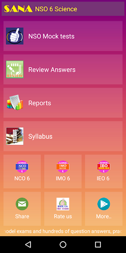 NSO 6 Science Olympiad Screen 3