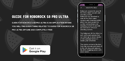 Android application Roborock S8 Pro Ultra Guide screenshort