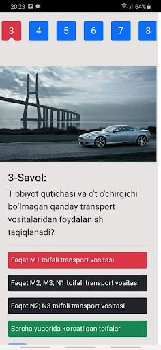 Avto test Screen 3