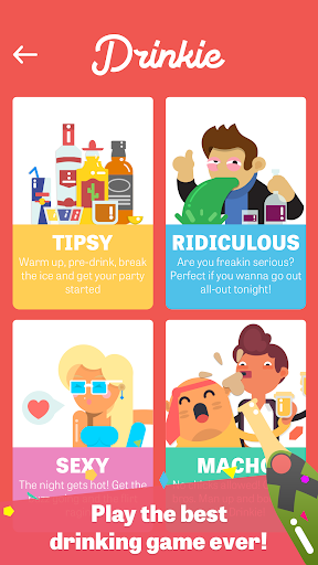 Android application Drinkie - Drinking Game screenshort
