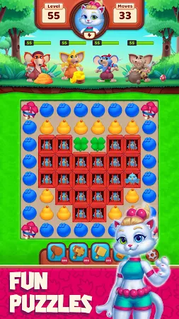 Game screenshot Cat Heroes - Match 3 Puzzle hack