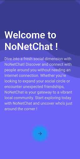 Android application NoNetChat screenshort