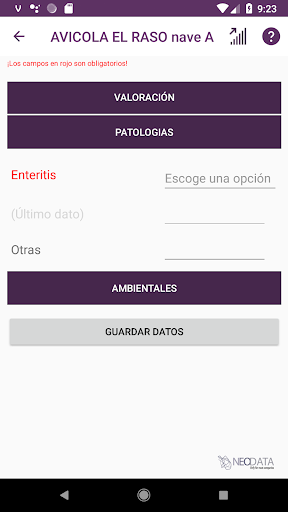 NEODATA Veterinaria TES Screen 3