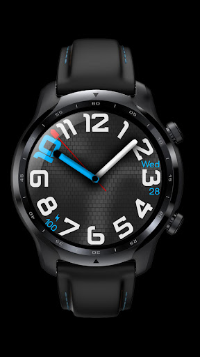 Android application Analog watch face CRC046 screenshort