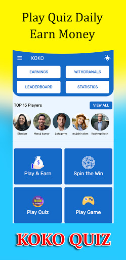 Koko Quiz  Play Quiz Earn coins