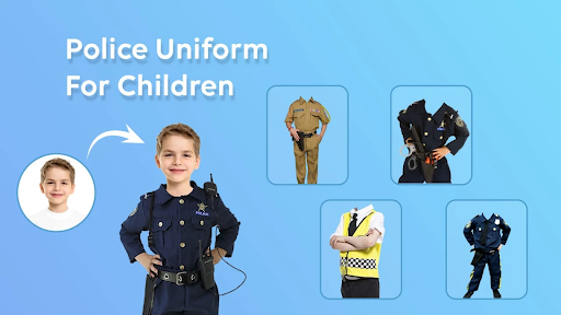 Screenshot of Police Photo Suit Maker