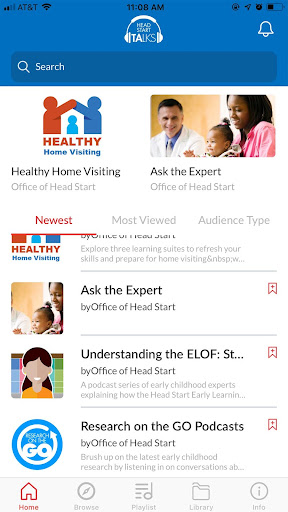 Android application Head Start TAlks screenshort