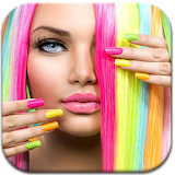 Hair Lips Color Changer Camera icon