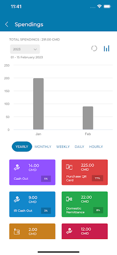 Android application APS Wallet screenshort