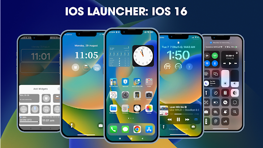 iOS Launcher: iOS 16 3.8.4 1
