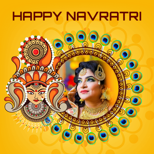 Navratri Photo Editor  Dussehra  Navratri Frame