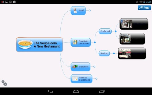 Mindjet Maps for Android Screenshot