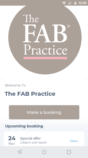 Android application The FAB Practice screenshort