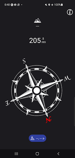 Compass / coordinates altitude Screen 2