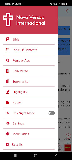 NVI Português Portuguese Bible Screen 3