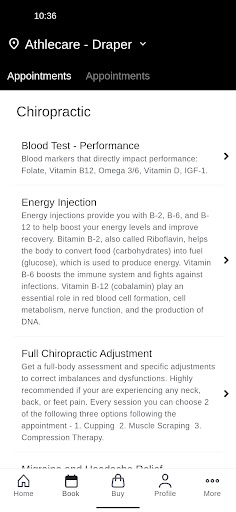 Athlecare Screen 2