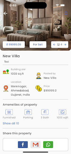 HReal-Real estate management Screen 3