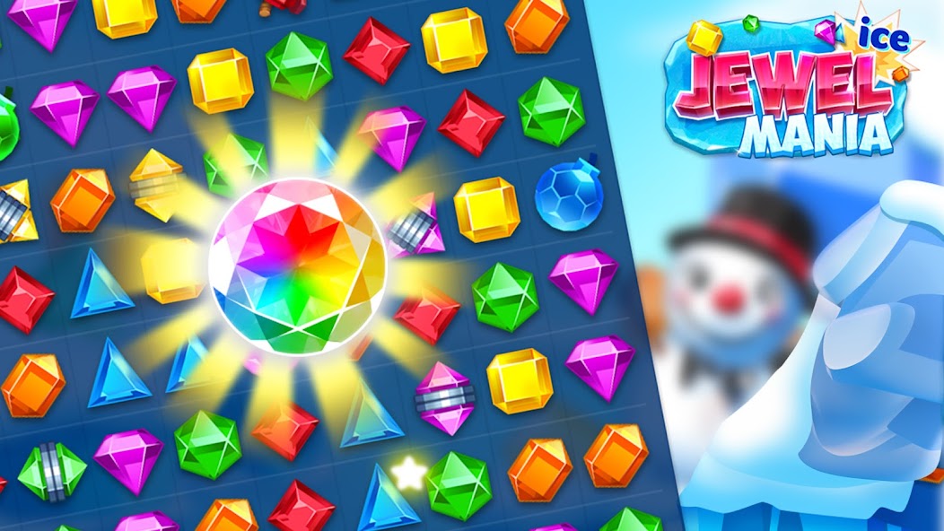 Jewel Ice Mania:Match 3 Puzzle 24.0422.00 APK + Mod (Unlimited money) untuk android