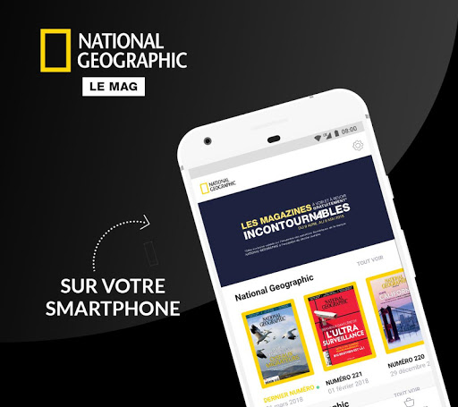 Android application National Geographic France screenshort