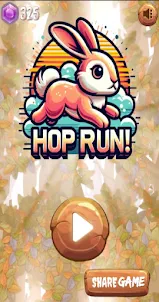 Hop Run!-Rabbit: AdventureGame