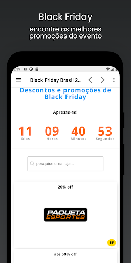 Ofertas da Black Friday Brasil Screen 3