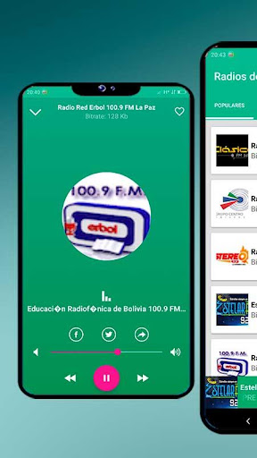 Android application Radios de Bolivia en vivo screenshort