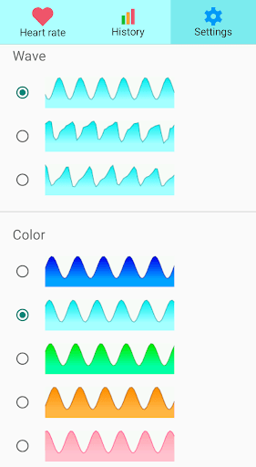 Screenshot of Heart Rate Monitor