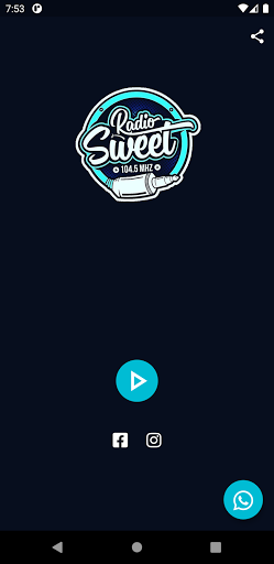 Android application Radio Sweet screenshort