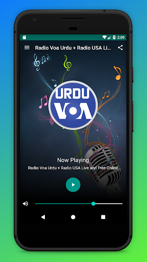 Android application Voa Urdu Radio Live App FM USA screenshort