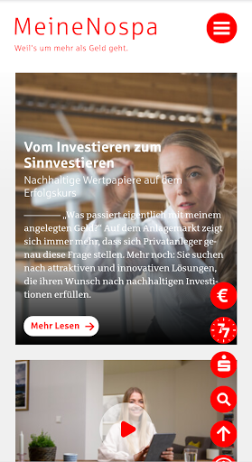 Android application Meine NOSPA screenshort