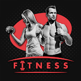 Fitness. Home workout app icon