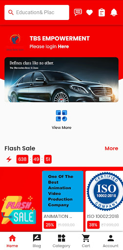 Android application TBS Shop screenshort