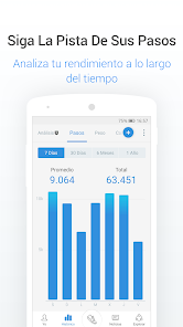 Screenshot 2 Podómetro y Contador de Pasos android