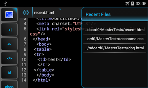 WebMaster’ s HTML Editor Lite Apk 1