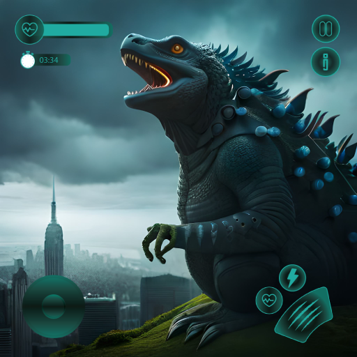 Monster King kong vs Godzilla logo