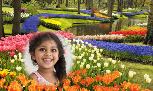 Android application Garden Photo Frames screenshort