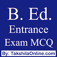 B. Ed. Entrance Exam Questions in Hindi & English