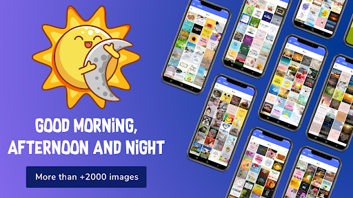Android application Good Morning Afternoon & Night screenshort