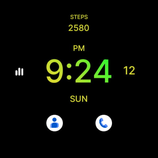 Pure Mango Watch Face screenshot 4