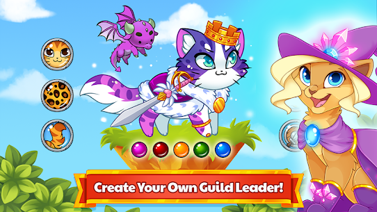 Castle Cats – Idle Hero RPG 3.11.1 MOD APK [Free Purchases, Unlimited Money] 3