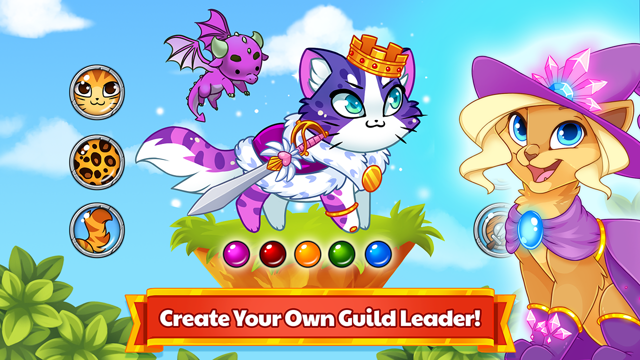 Download Castle Cats: Idle Hero RPG (MOD Unlimited Coins)