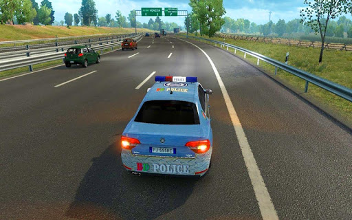 Police Car Spooky Stunt Parking: Extreme driving 1.1 screenshots 4