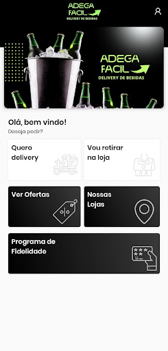 Android application Adega Fácil Delivery screenshort