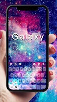 screenshot of Galaxy Milky Way Keyboard Back