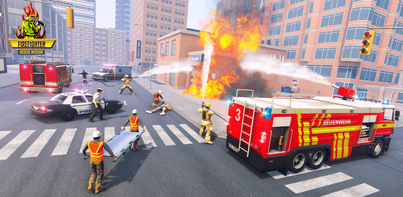 消防游戏: 消防部门救援任务