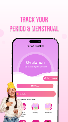 Cycle Tracker - Period Tracker Screenshot 2 - AppWisp.com