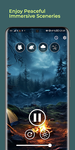 Android application Campfire Ambience screenshort