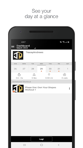 Android application JR Performance screenshort